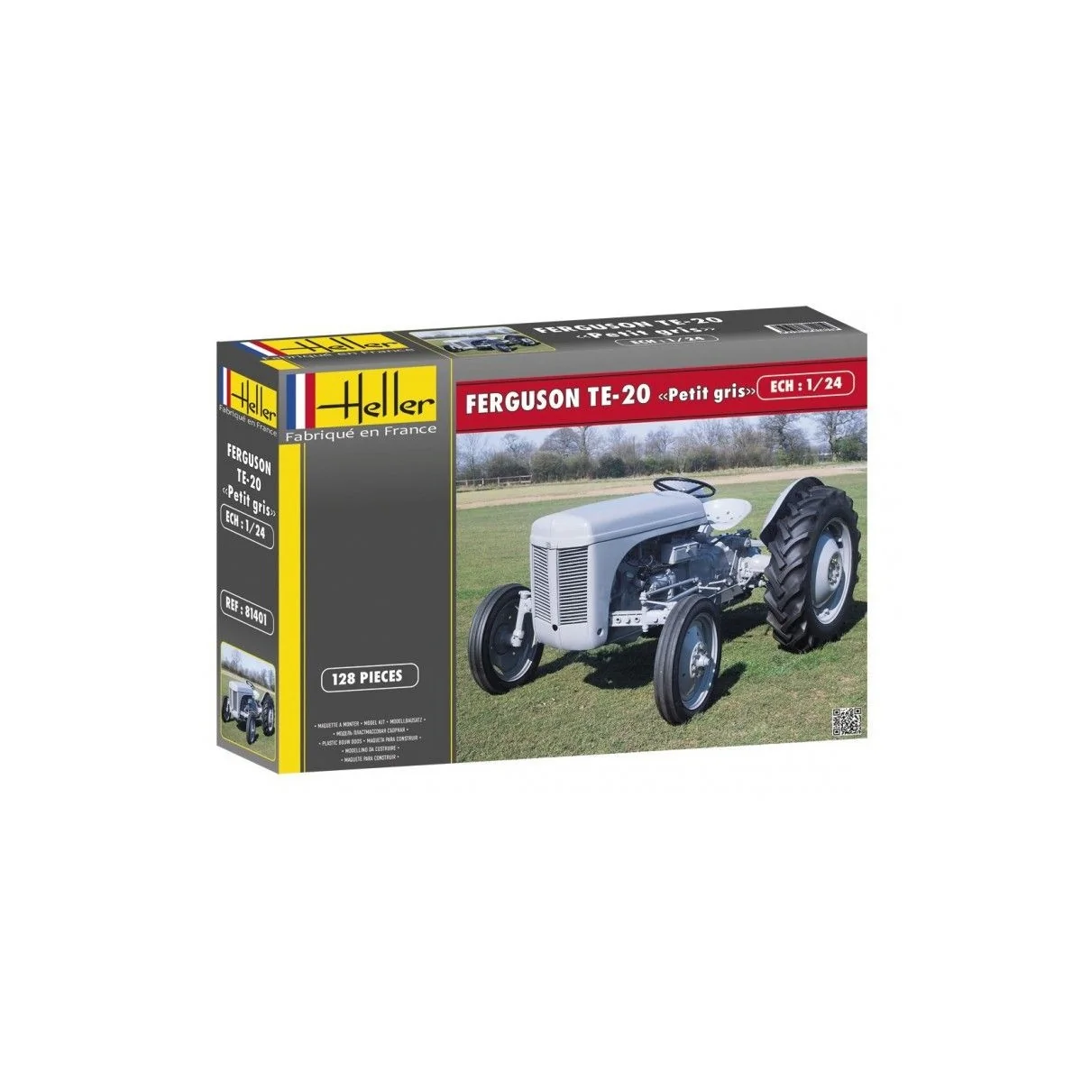Tracteur Ferguson "PETIT GRIS" 1/24 Heller Heller HEL-81401 - 1