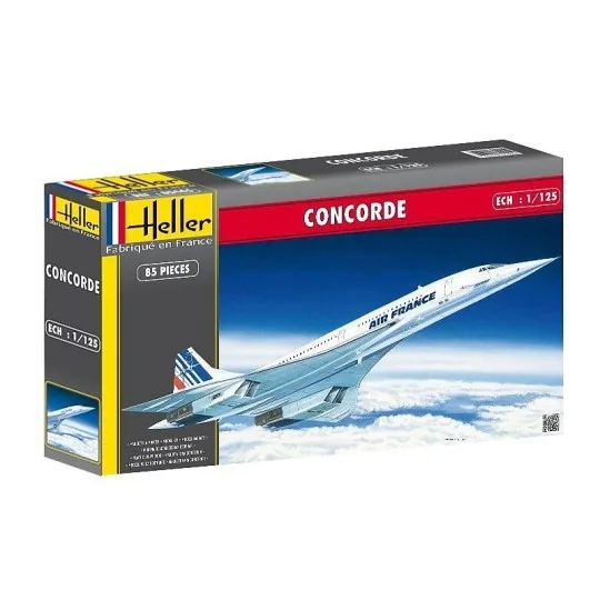 HEL-80445-Concorde Air France 1/125 Heller