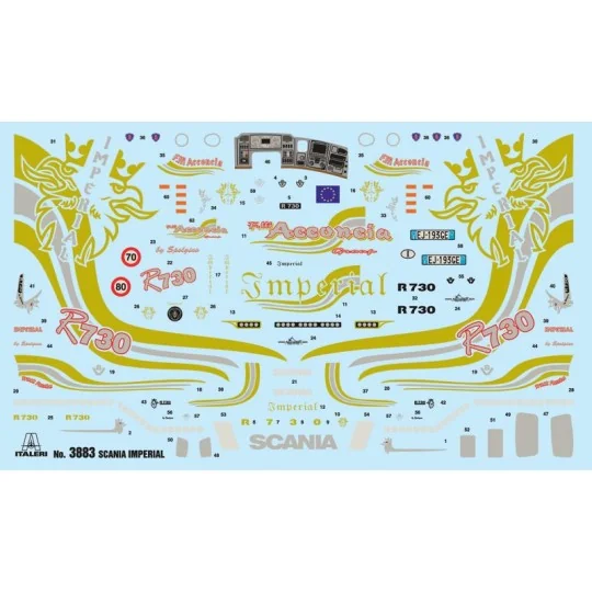 I3883-Scania R730 V8 Imperial 1/24 Italeri - I3883