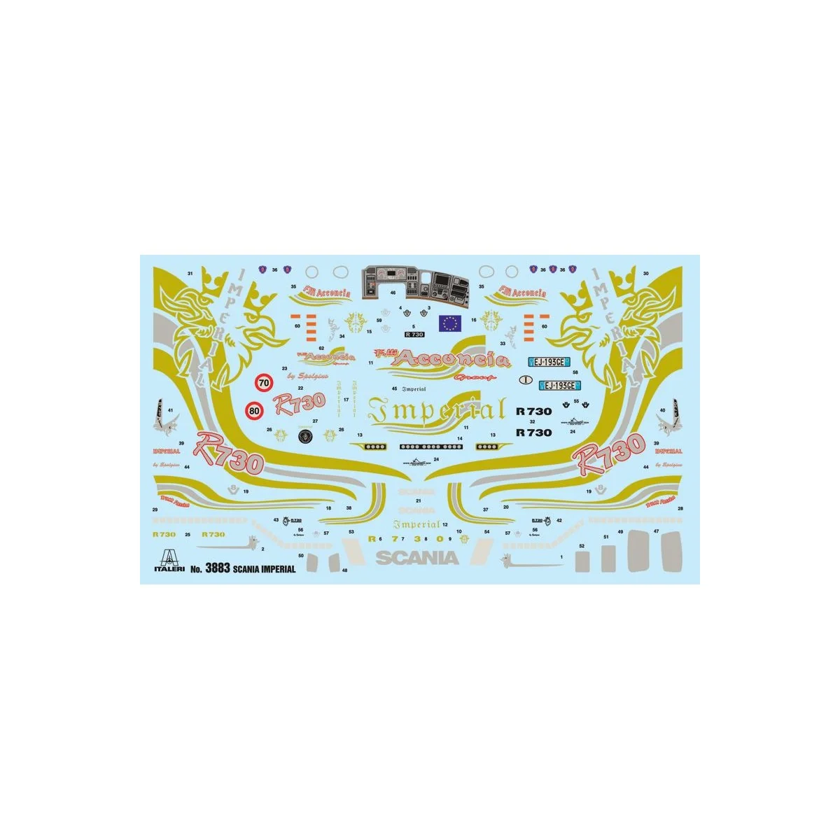 Scania R730 Imperial V8 1/24 Italeri Italeri I3883 - 10