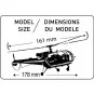 Alouette III Gendarmerie 1/72 Heller + glues and paints Heller HEL-56286 - 2 HEL-56286-Alouette III Gendarmerie 1/72 Heller + glues and paints - HEL-56286