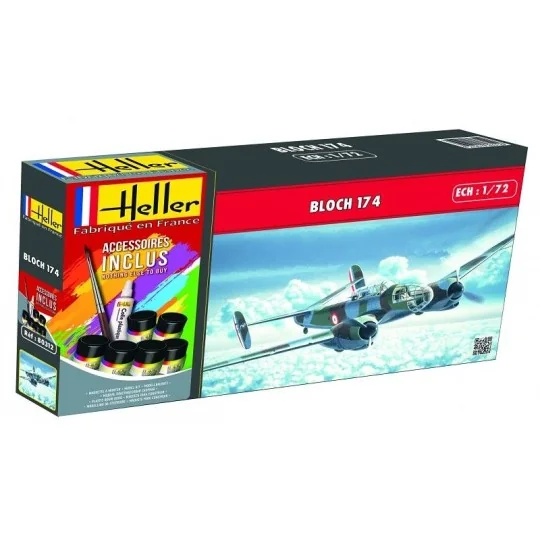 HEL-56312-Alouette III EP 1/72 Heller + glues and paints