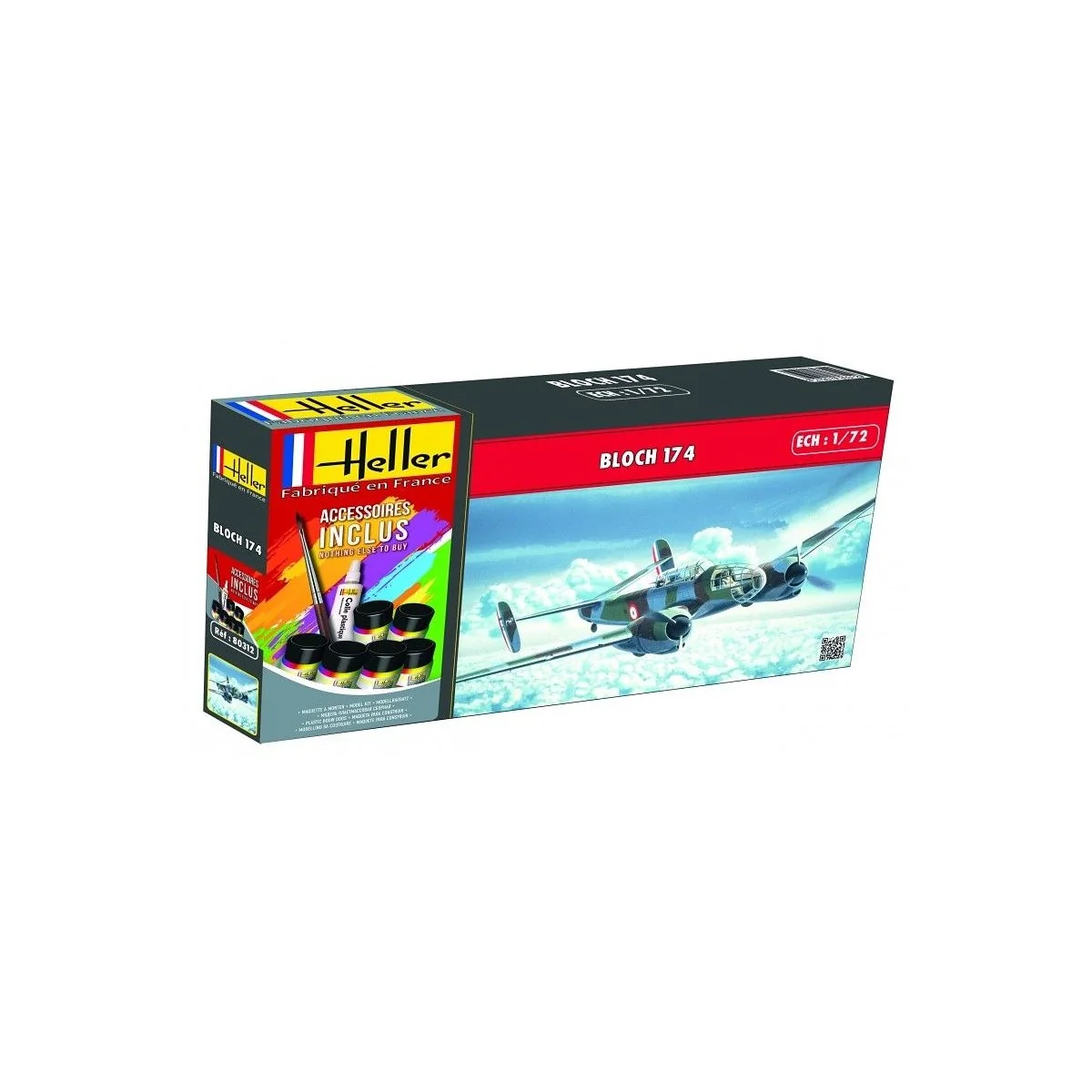 Alouette III EP 1/72 Heller + glues and paints Heller 56312 - 1