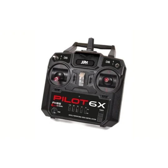 T3424A-Radio Pilot 6X 2.4GHz 6Ch mode 2 T2M - T3424A