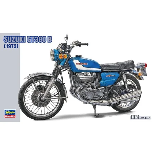 Suzuki GT380 B (1972) 1/12 Hasegawa Hasegawa 21505 - 1 21505-Suzuki GT380 B (1972) 1/12 Hasegawa - 21505