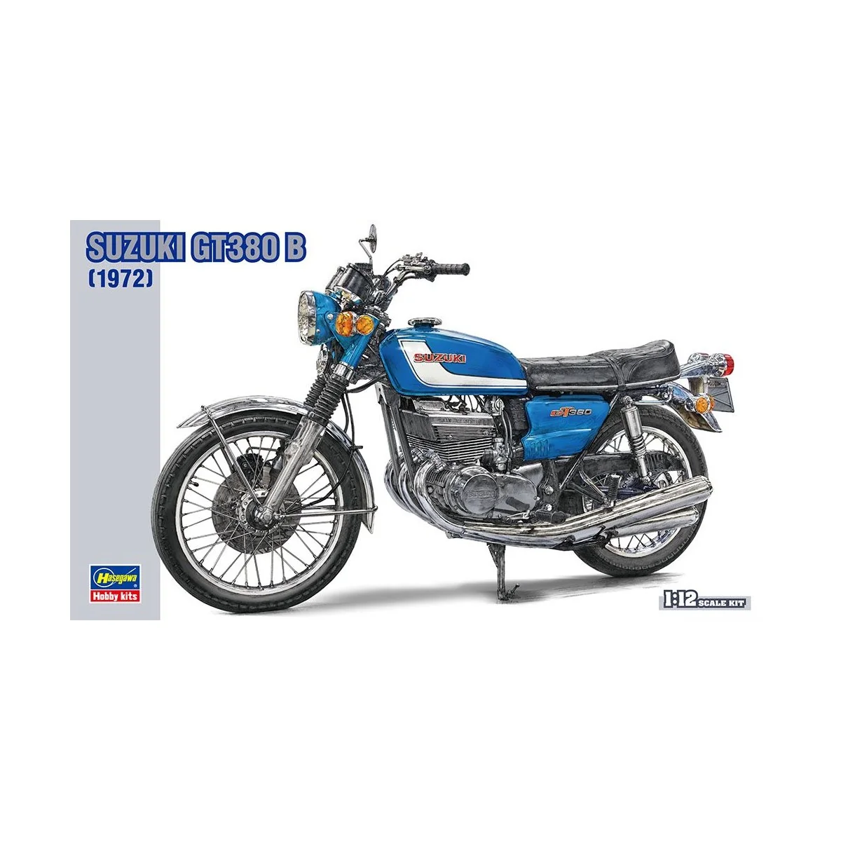 Suzuki GT380 B (1972) 1/12 Hasegawa Hasegawa 21505 - 1 Suzuki GT380 B (1972) 1/12 Hasegawa Hasegawa 21505 - 1