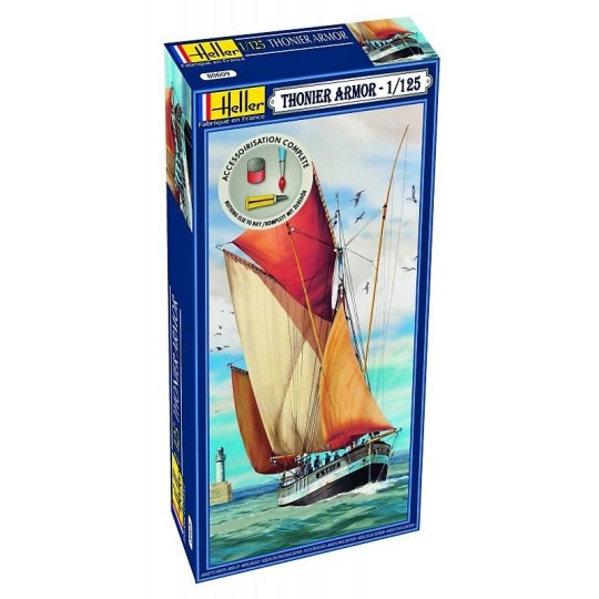 HEL-56609-Thonier Armor 1/125 Heller + colle et peintures
