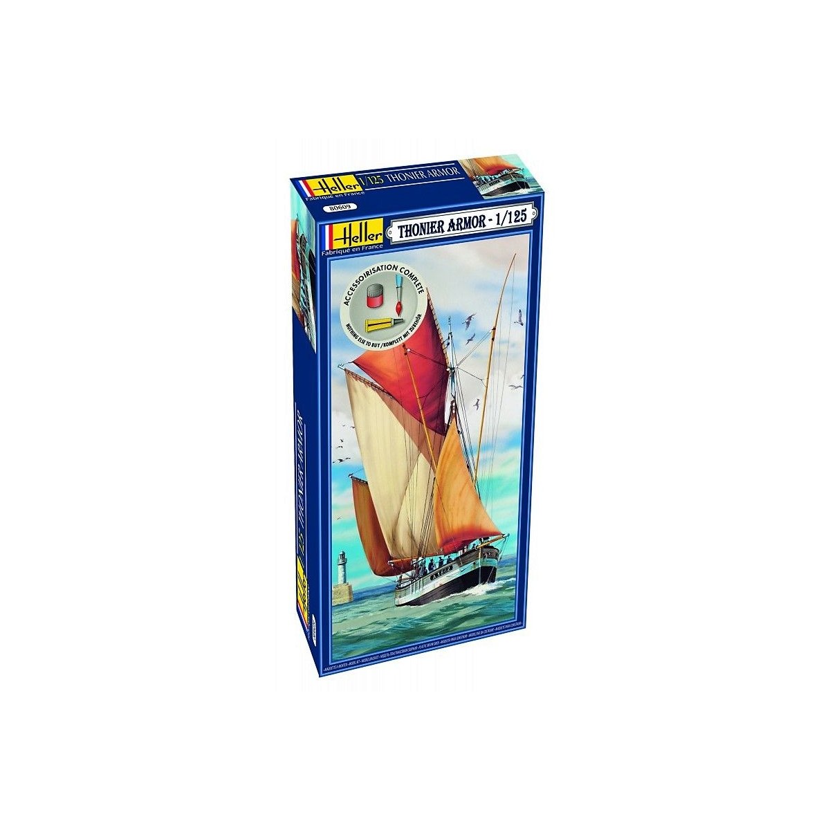 Tuna Armor 1/125 Heller + glues and paints Heller 56609 - 1