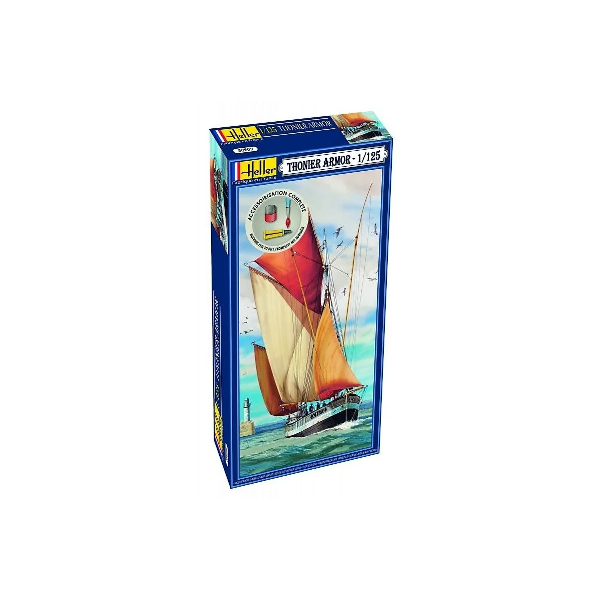 Tuna Armor 1/125 Heller + glues and paints Heller 56609 - 1