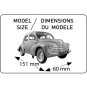 HEL-56762-Renault 4 CV 1/24 Heller + colle et peintures