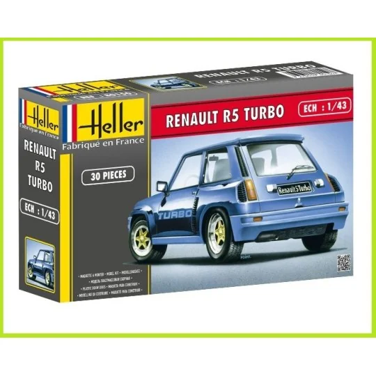 Renault R5 Turbo rally 1/43 Heller Heller 80150 - 1 HEL-80150-Renault R5 Turbo rally 1/43 Heller - HEL-80150
