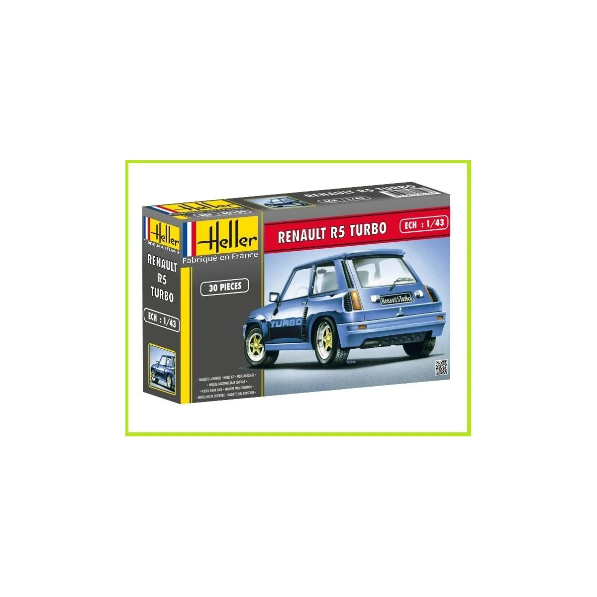 Renault R5 Turbo rally 1/43 Heller Heller 80150 - 1 Renault R5 Turbo rally 1/43 Heller Heller 80150 - 1