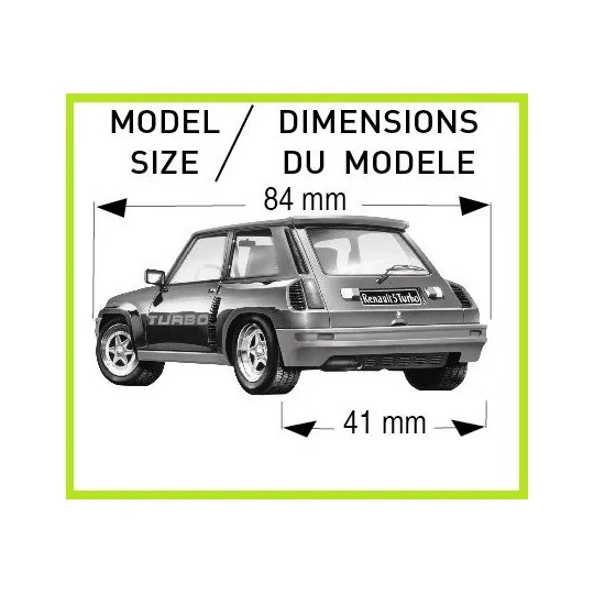 HEL-80150-Renault R5 Turbo rally 1/43 Heller