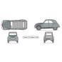 Citroën 2 CV 1/43 Heller + glues and paints Heller 56175 - 3 HEL-56175-Citroën 2 CV 1/43 Heller + glues and paints - HEL-56175
