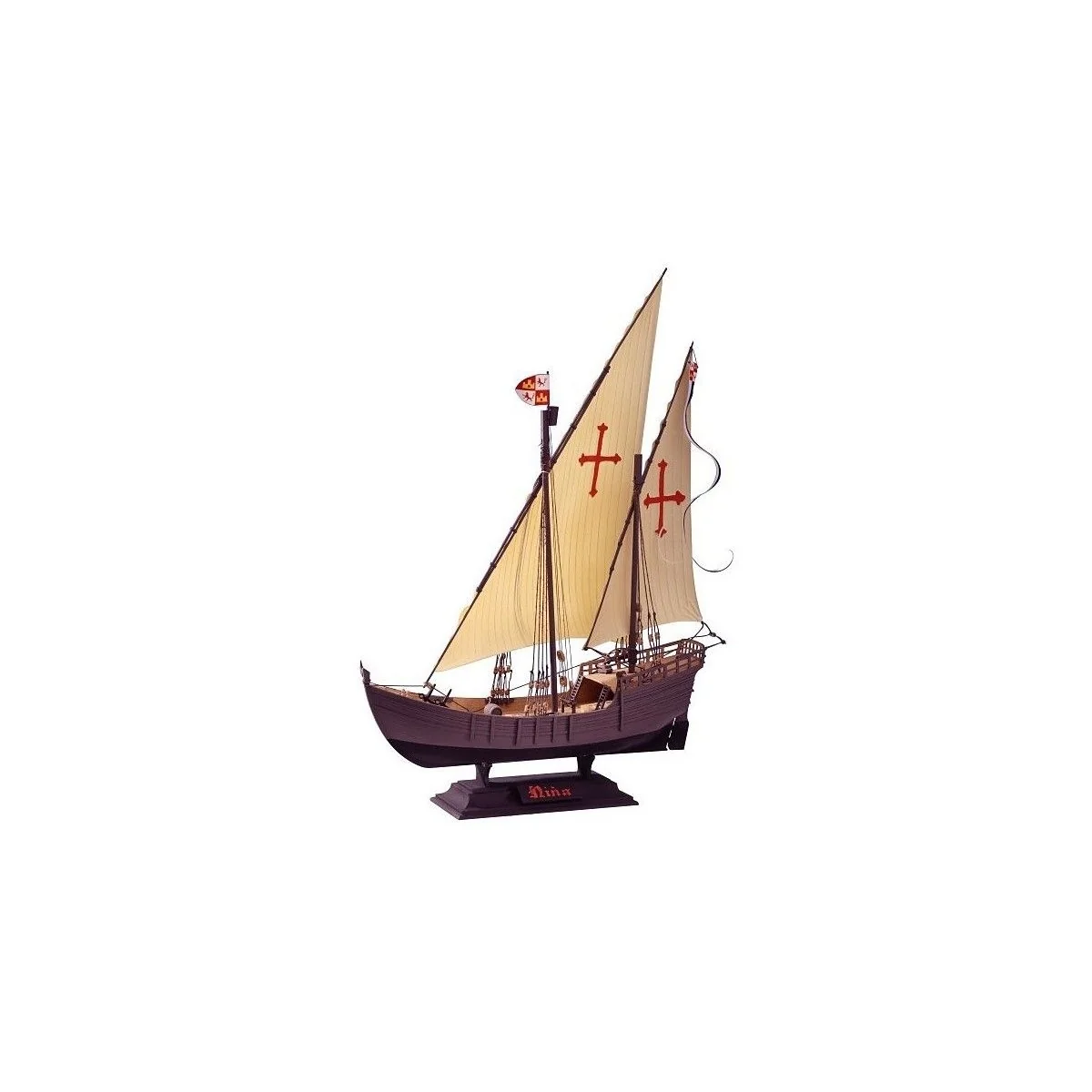 Bateau Nina 1/75 Heller + colle et peintures Heller HEL-56815 - 2