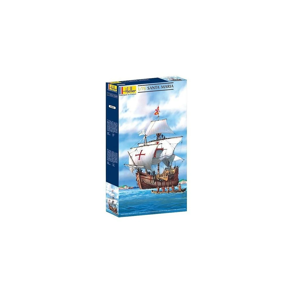 Bateau Santa Maria 1/75 Heller + colle et peintures Heller 56865 - 1