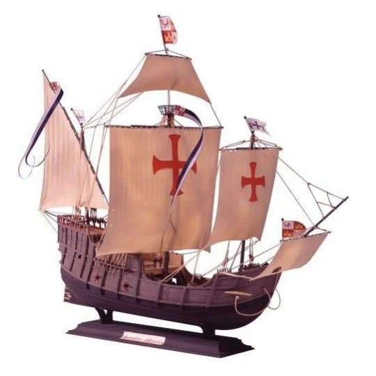 HEL-56865-Boat Santa Maria 1/75 Heller + glues and paints