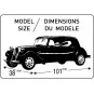 Citroën 11 CV 1/43 Heller + glues and paints Heller HEL-56159 - 2 HEL-56159-Citroën 11 CV 1/43 Heller + glues and paints - HEL-56159