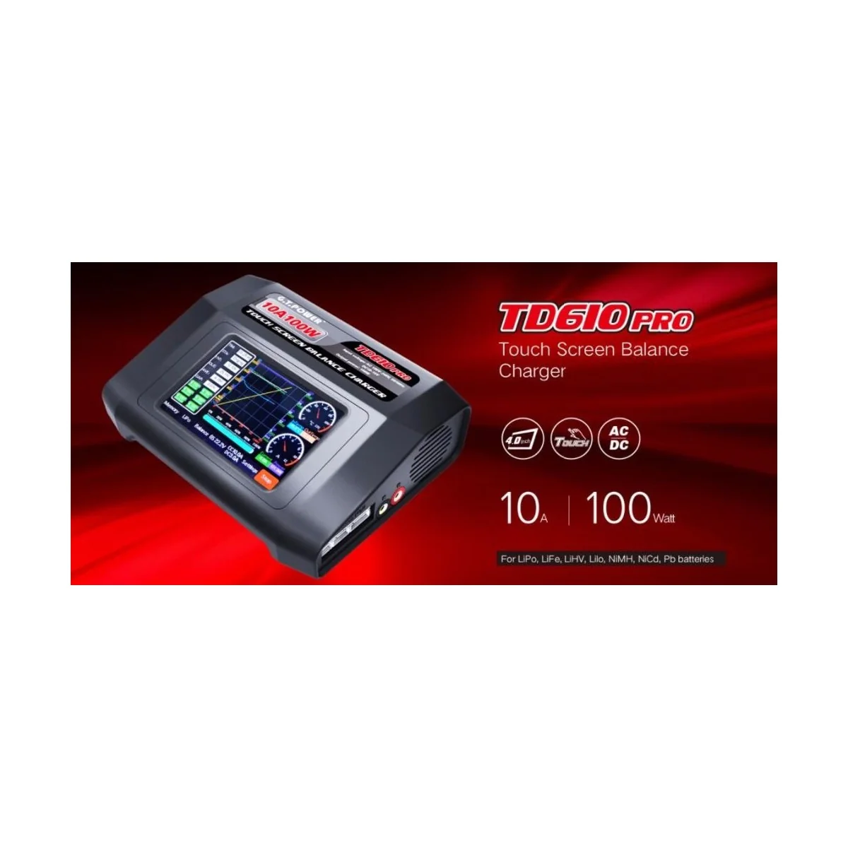 TD610 PRO 100w 12V charger / GT-Power 220V GT-Power GT-TD610PRO - 1 TD610 PRO 100w 12V charger / GT-Power 220V GT-Power GT-TD610PRO - 1
