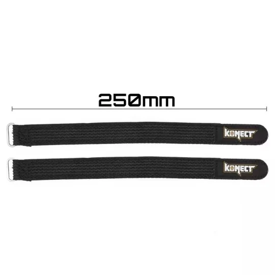 KN-LIPO.STRAP-250-Straps de maintien batterie 25cm (2) Konect - KN-LIPO.STRAP-250