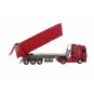 SV-50081-Mercedes Benz Actros truck + semi tipper Red 1/32