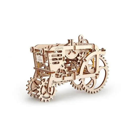 UG-70003-Tractor Puzzle 3D wood UGEARS