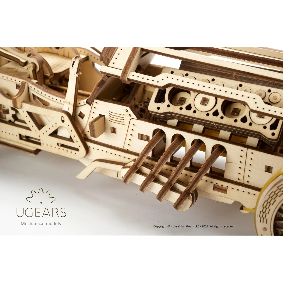 Car U - 9 "Grand Prix" Puzzle 3D wood UGEARS UGEARS UG-70044 - 4 Car U - 9 "Grand Prix" Puzzle 3D wood UGEARS UGEARS UG-70044 - 4