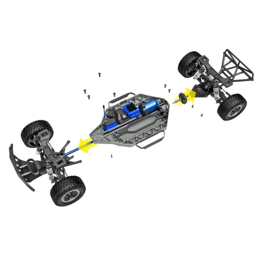 TRX-68386-4-Slash 4x4 VXL HD Clipless TQi - TSM - RTR Traxxas - TRX-68386-4