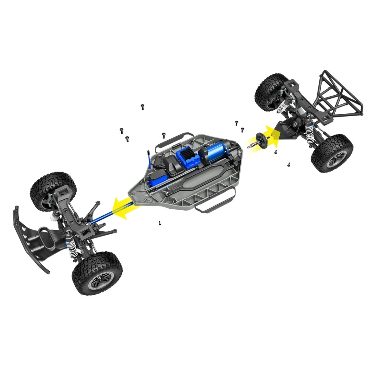 Slash 4x4 VXL HD Clipless TQi - TSM - RTR Traxxas Traxxas TRX-68386-4 - 21