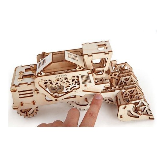 UG-70010-Moissonneuse batteuse Puzzle 3D bois UGEARS