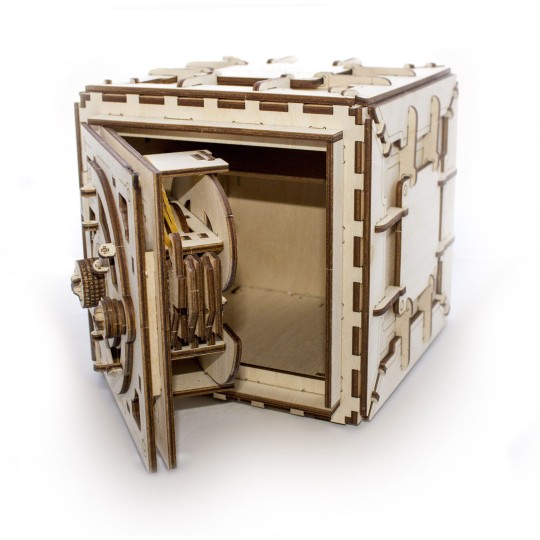 UG-70011-Coffre Fort Safe Puzzle 3D bois UGEARS