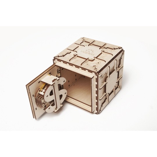 UG-70011-Chest Fort Safe Puzzle 3D wood UGEARS