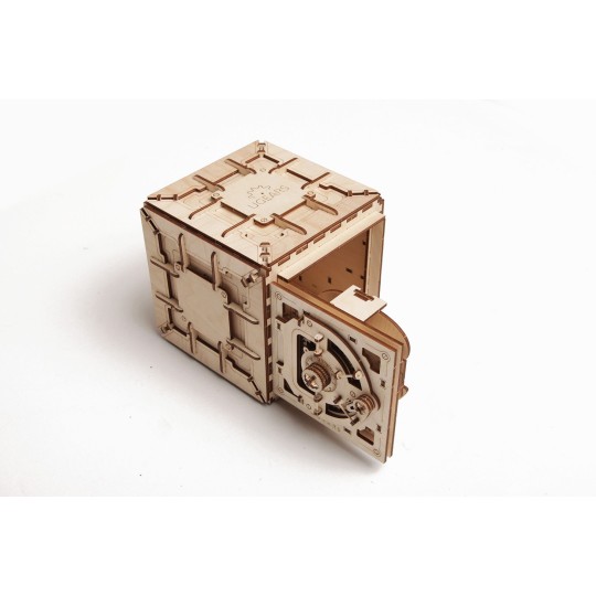 UG-70011-Chest Fort Safe Puzzle 3D wood UGEARS