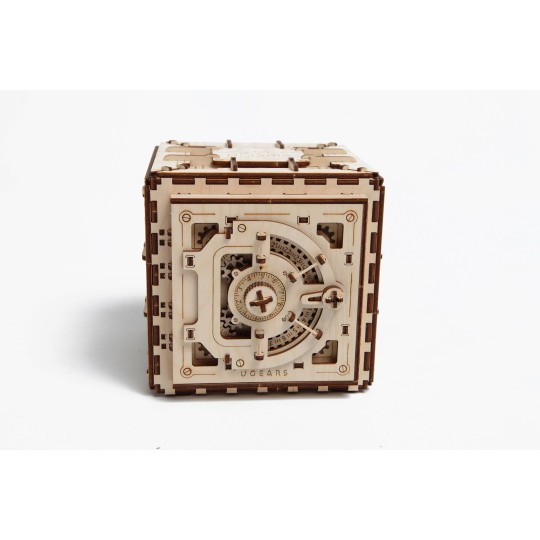 UG-70011-Chest Fort Safe Puzzle 3D wood UGEARS