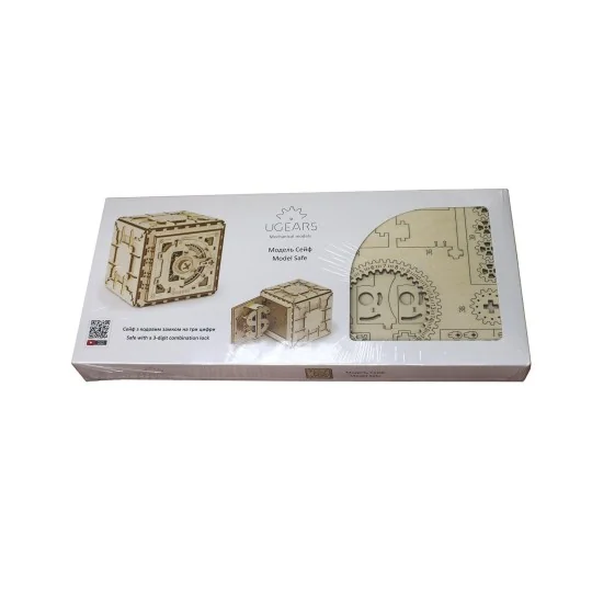 UG-70011-Coffre Fort Safe Puzzle 3D bois UGEARS - UG-70011