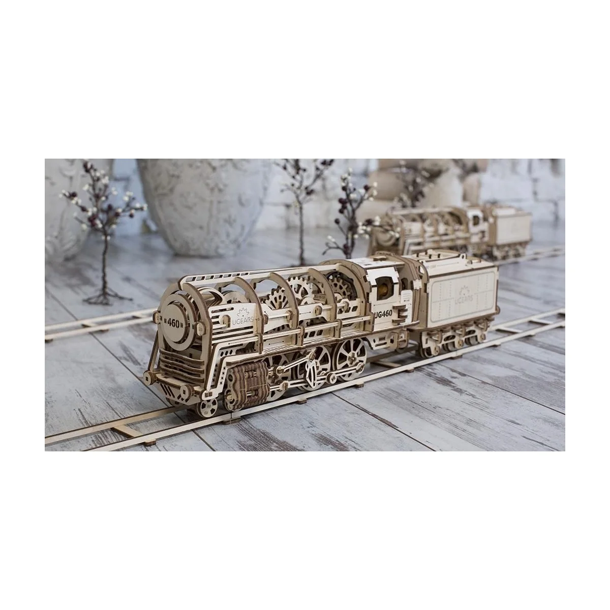 Locomotive Puzzle 3D bois UGEARS UGEARS UG-70012 - 3 Locomotive Puzzle 3D bois UGEARS UGEARS UG-70012 - 3
