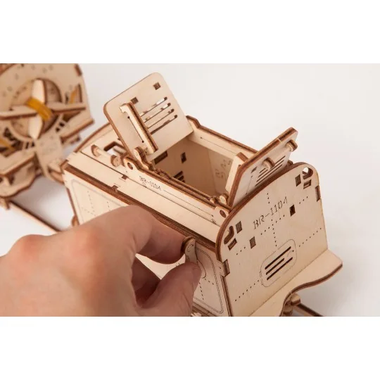 UG-70012-Locomotive Puzzle 3D wood UGEARS
