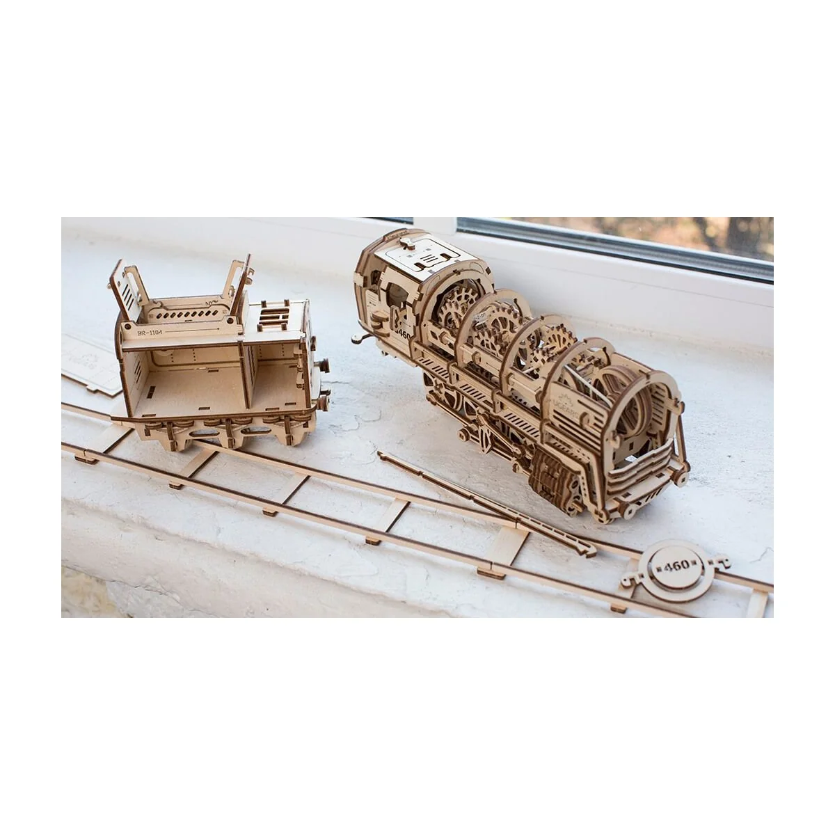 Locomotive Puzzle 3D wood UGEARS UGEARS UG-70012 - 9