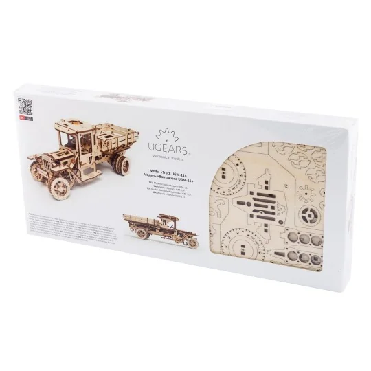 UG-70015-Camion benne UGM-11 Puzzle 3D bois UGEARS