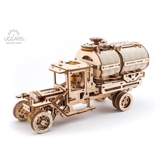 UG-70021-Camion Citerne Puzzle 3D bois UGEARS