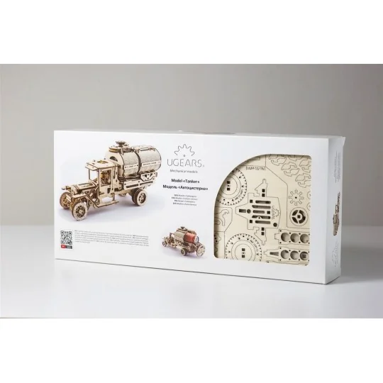 Truck tank Puzzle 3D wood UGEARS UGEARS UG-70021 - 7 UG-70021-Truck tank Puzzle 3D wood UGEARS - UG-70021