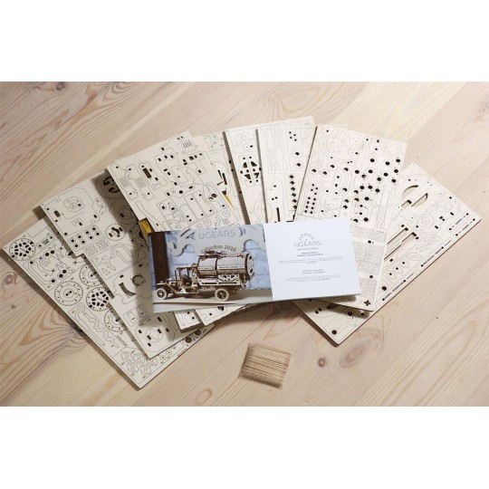 UG-70021-Truck tank Puzzle 3D wood UGEARS
