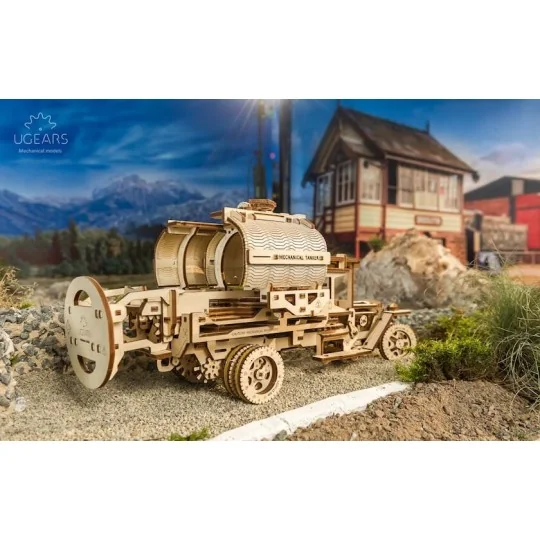Truck tank Puzzle 3D wood UGEARS UGEARS UG-70021 - 9 UG-70021-Truck tank Puzzle 3D wood UGEARS - UG-70021