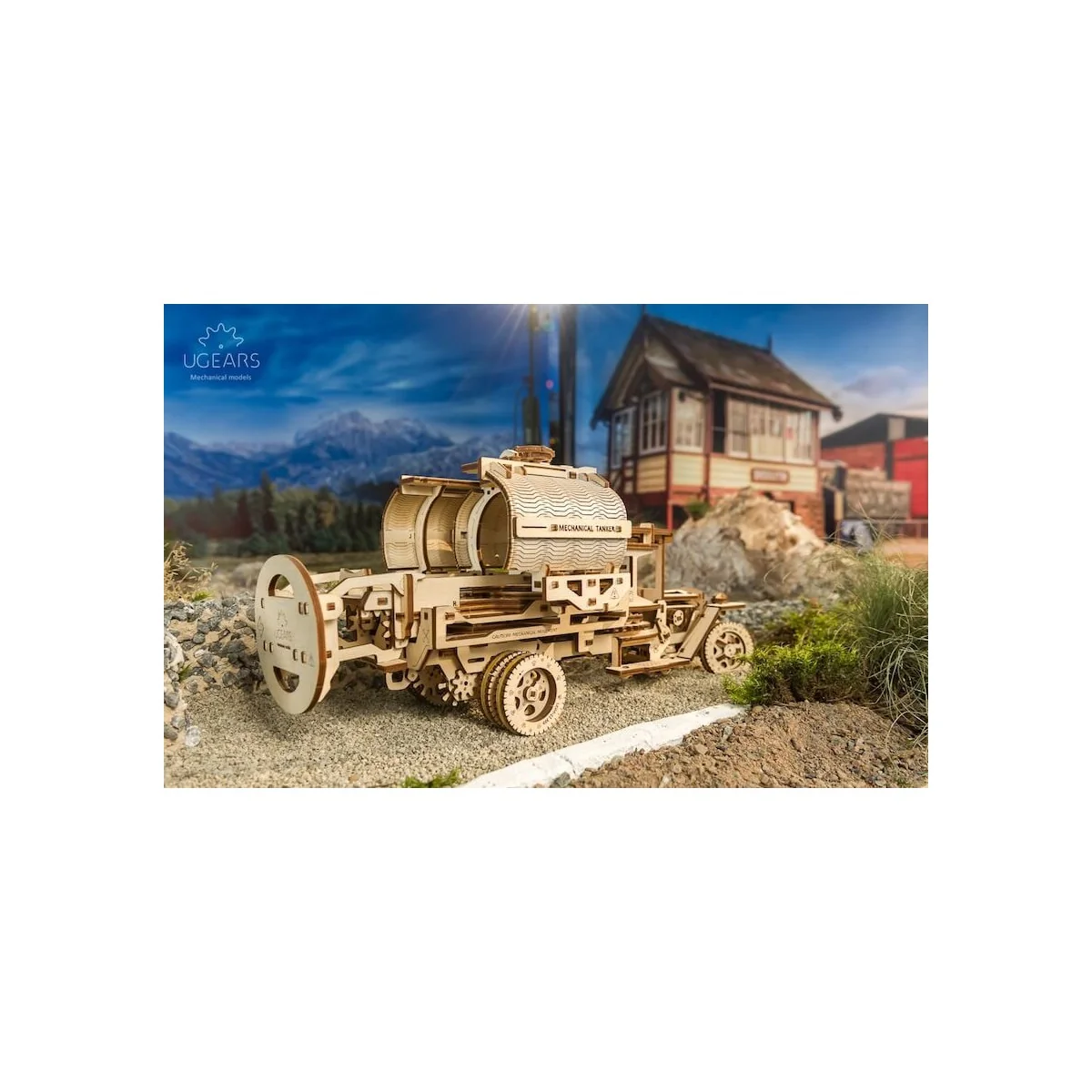 Truck tank Puzzle 3D wood UGEARS UGEARS UG-70021 - 9 Truck tank Puzzle 3D wood UGEARS UGEARS UG-70021 - 9