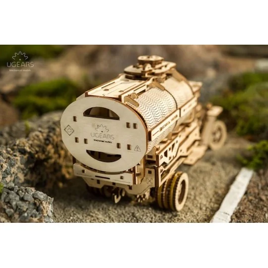 UG-70021-Camion Citerne Puzzle 3D bois UGEARS