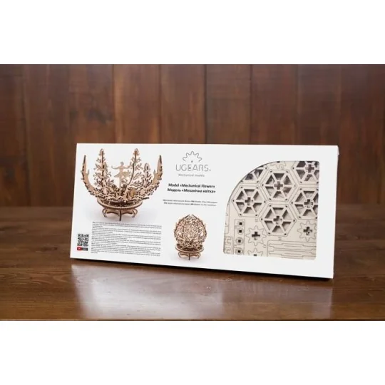 UG-70019-Fleur Puzzle 3D bois UGEARS
