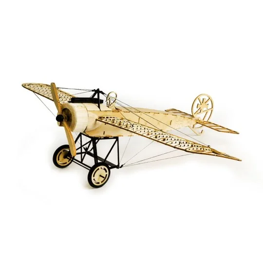 VX08-Fokker E 1/23 laser cutting wood, static model DW Hobby - VX08