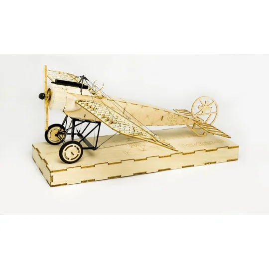 VX08-Fokker E 1/23 laser cutting wood, static model DW Hobby