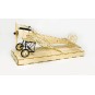 VX08-Fokker E 1/23 laser cutting wood, static model DW Hobby - VX08