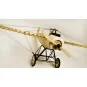 VX08-Fokker E 1/23 découpe laser bois, modèle statique DW Hobby - VX08